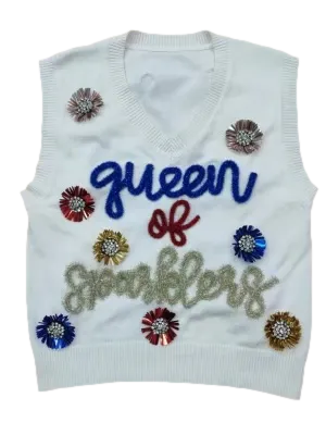 Queen of Sparklers Sweater Tank- Women's