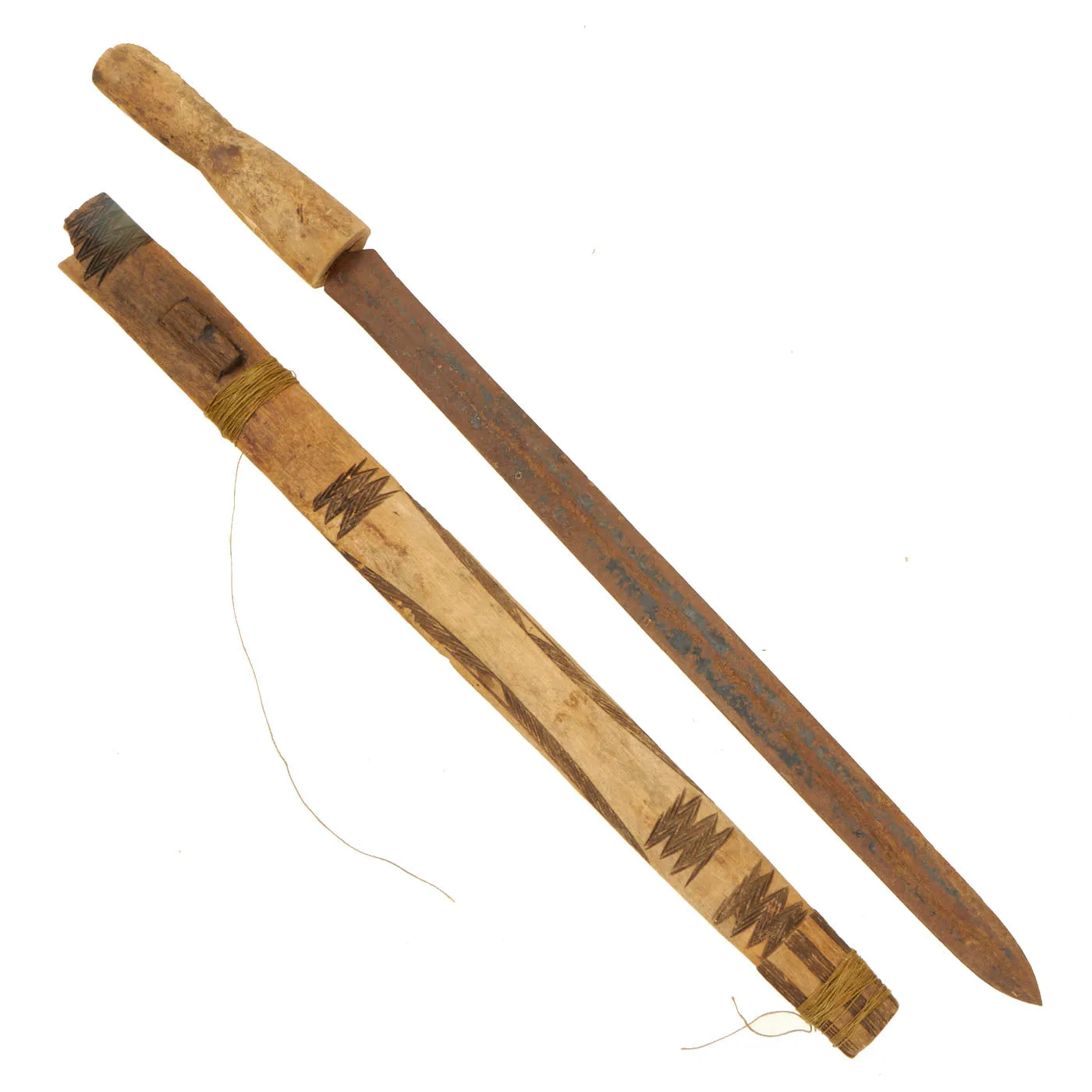 Rare Vietnam War Bringback Hmong Tribesman Crossbow, Arrows, Hunting Vest and Short swords.