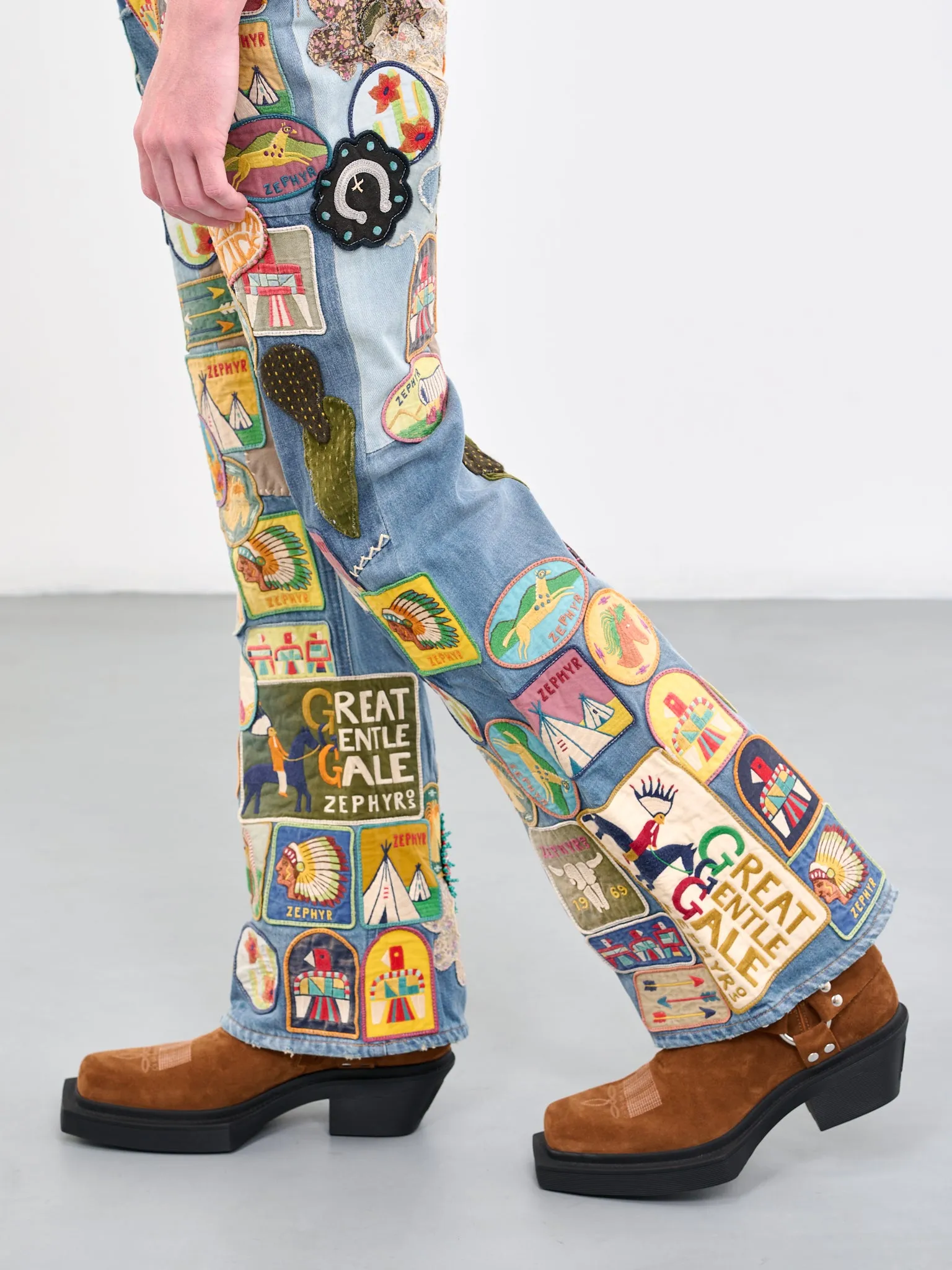 Rat Flare Jeans (K2304LP145-PRO-BLUE-MULTI)