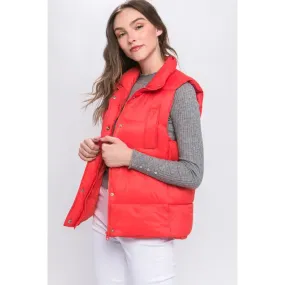 Red Puffer Vest