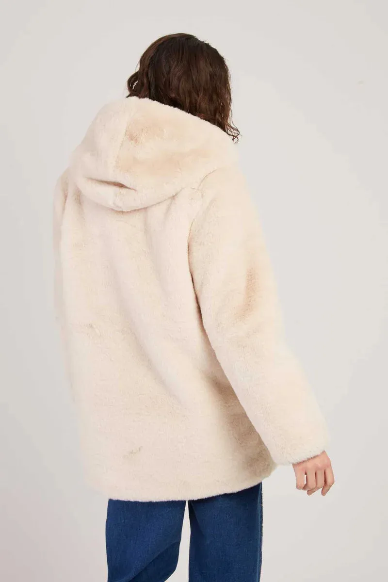 RENE DERHY Cream Fluffy Jacket