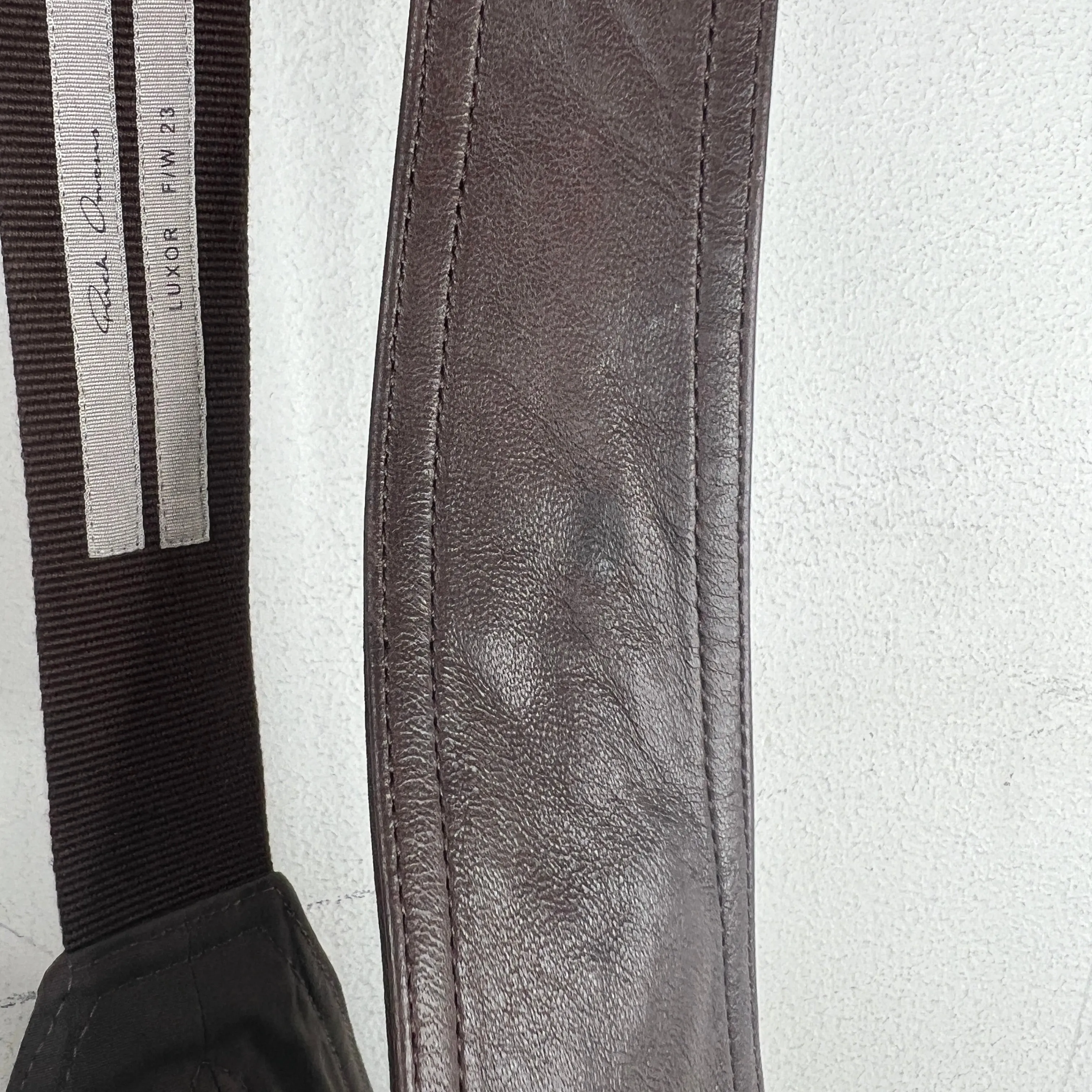 Rick Owens Leather Bauhaus Vest