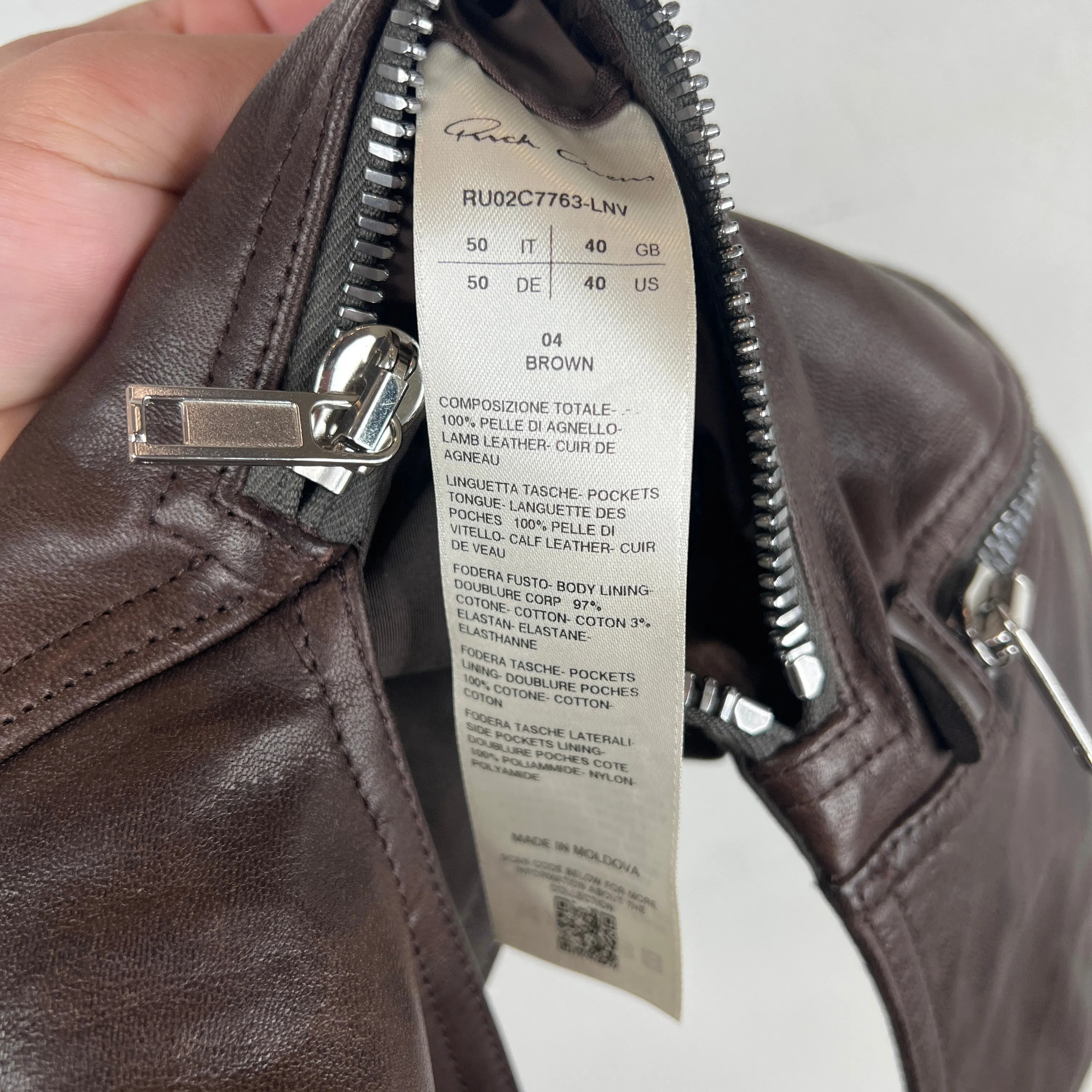 Rick Owens Leather Bauhaus Vest