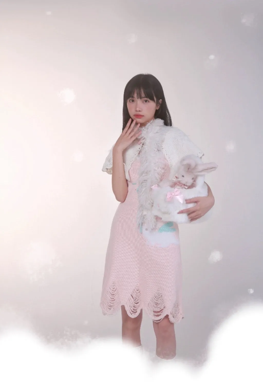 [Rose Island] Bunny Elf Knitted Dress