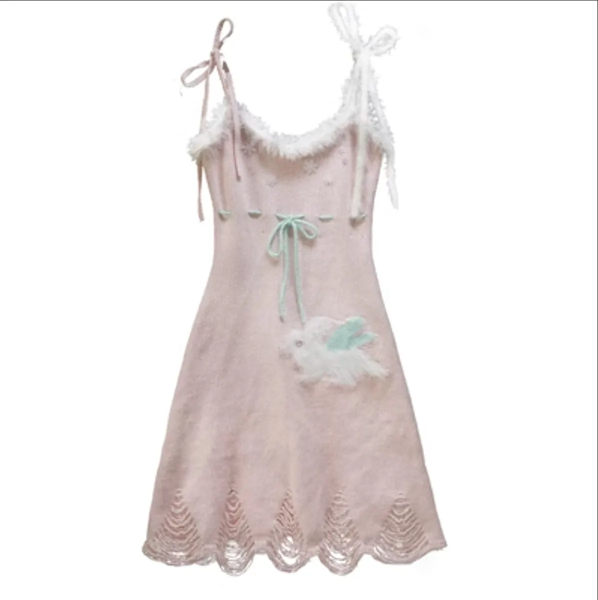 [Rose Island] Bunny Elf Knitted Dress