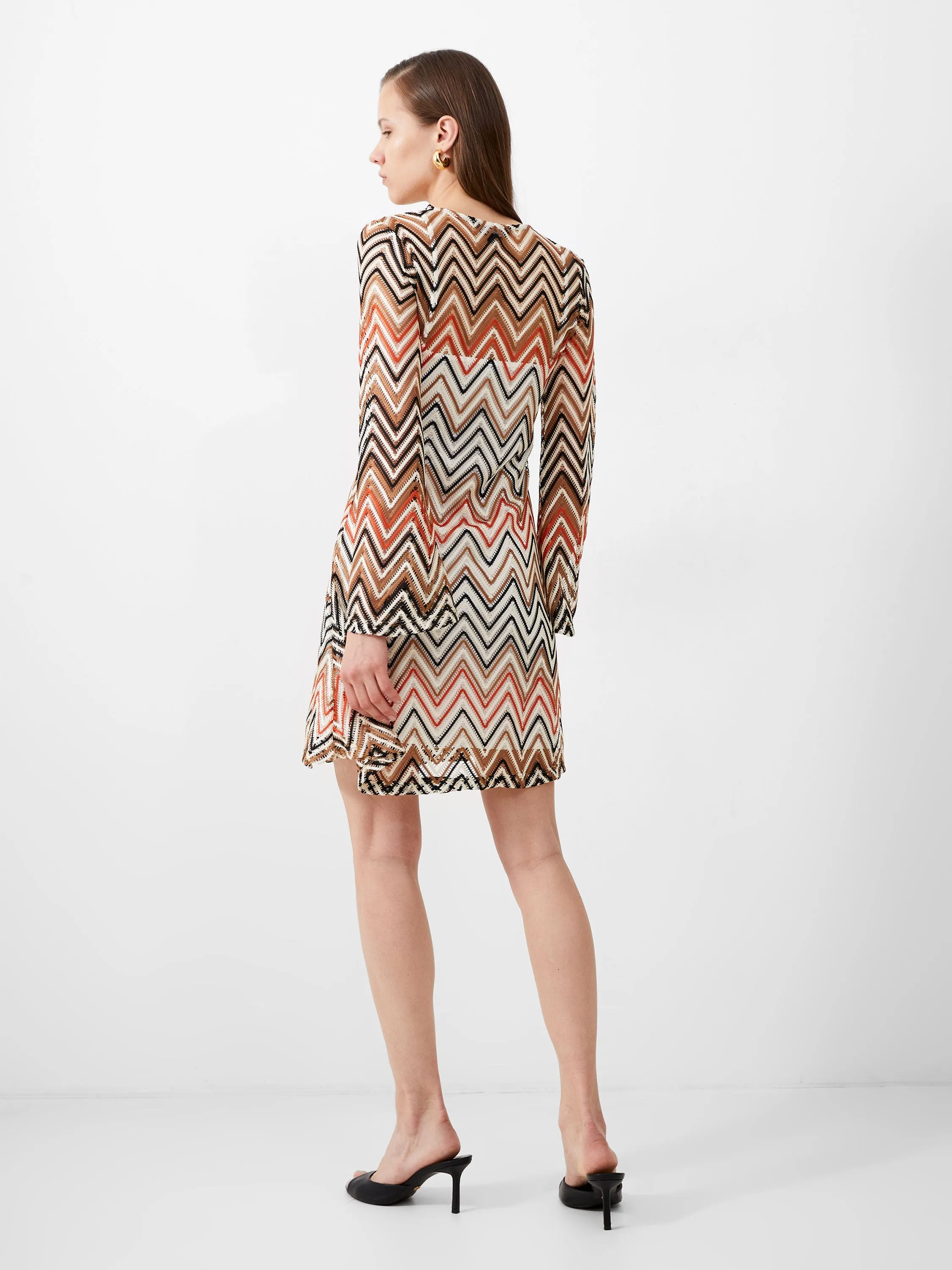 Rudy Textured Stripe Mini Dress