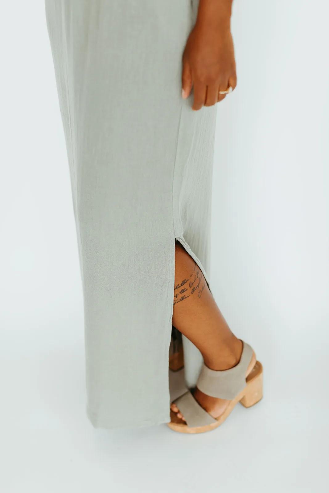 Sandy Linen Skirt