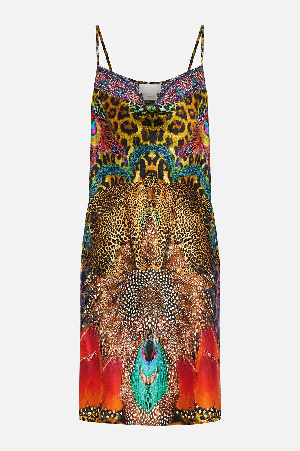 Short Bias Slip Dress - Xanadu Rising