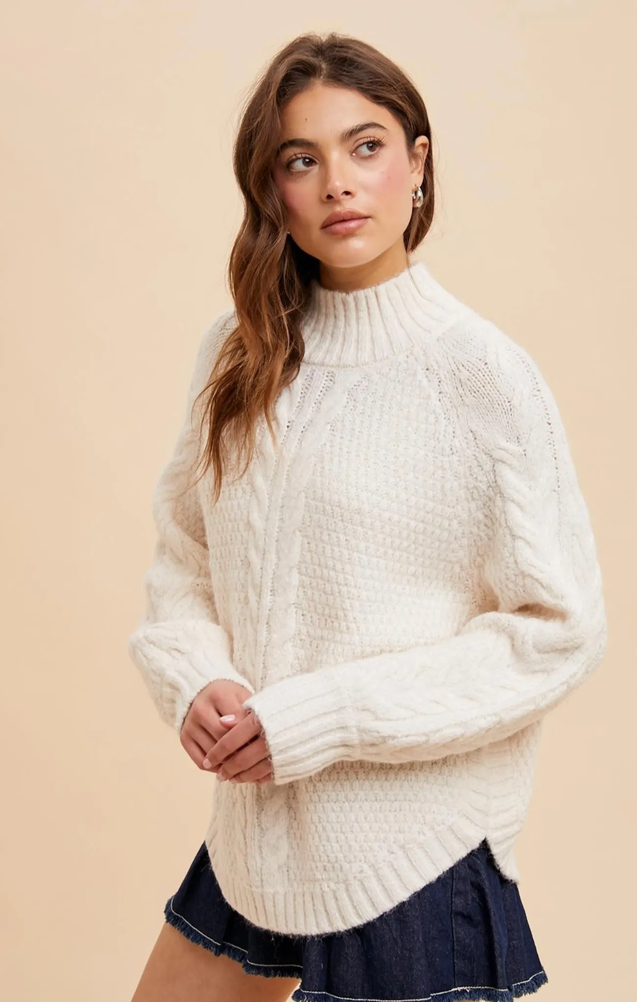 Skyla Cable Knit Sweater