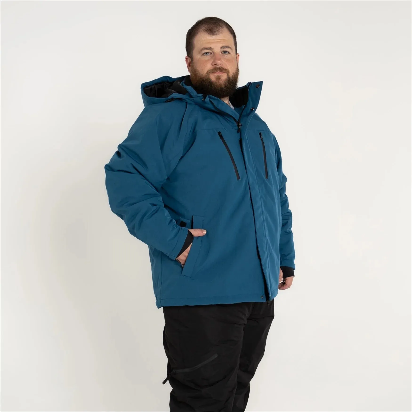 Snow Country Outerwear Mens Big Sizes  Siberian III Insulated Winter Soft Shell Jacket Coat 2XL - 7XL