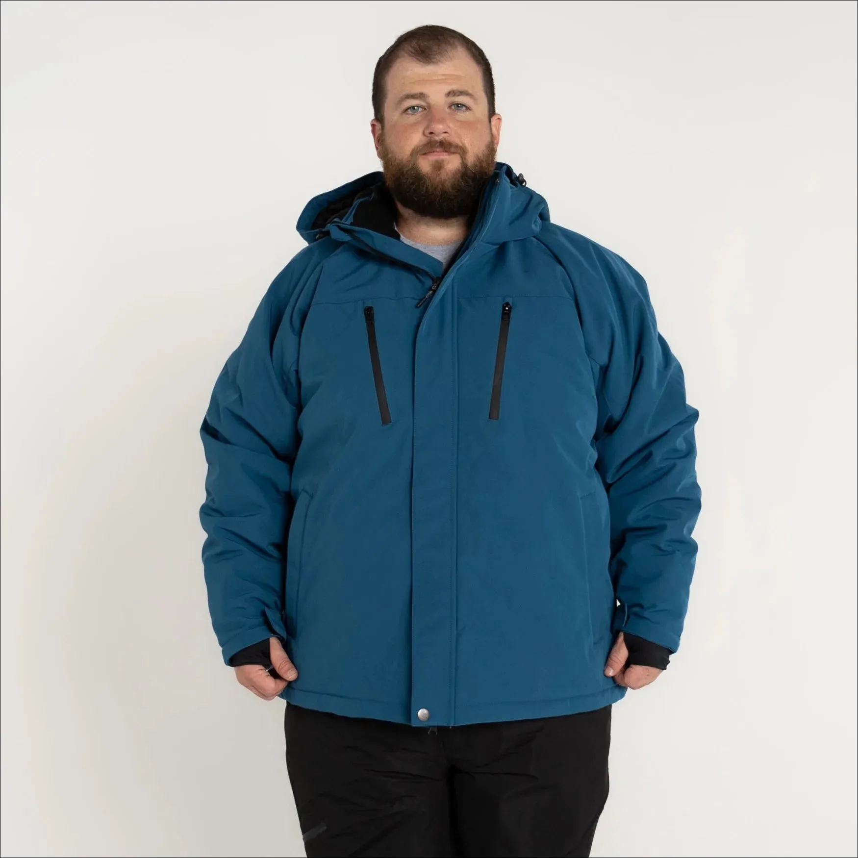 Snow Country Outerwear Mens Big Sizes  Siberian III Insulated Winter Soft Shell Jacket Coat 2XL - 7XL