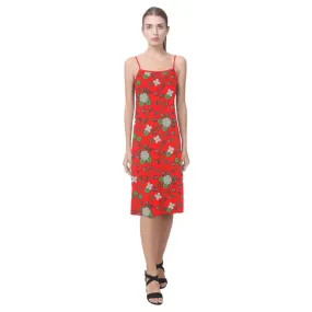 Strawberry Dreams Fire Alcestis Slip Dress