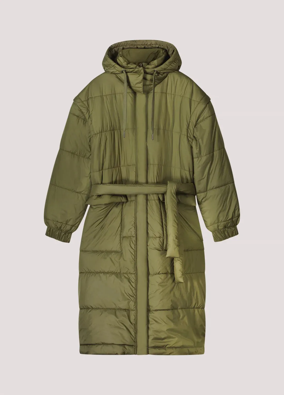 Summum Ivy Green Padded Coat/Gillet