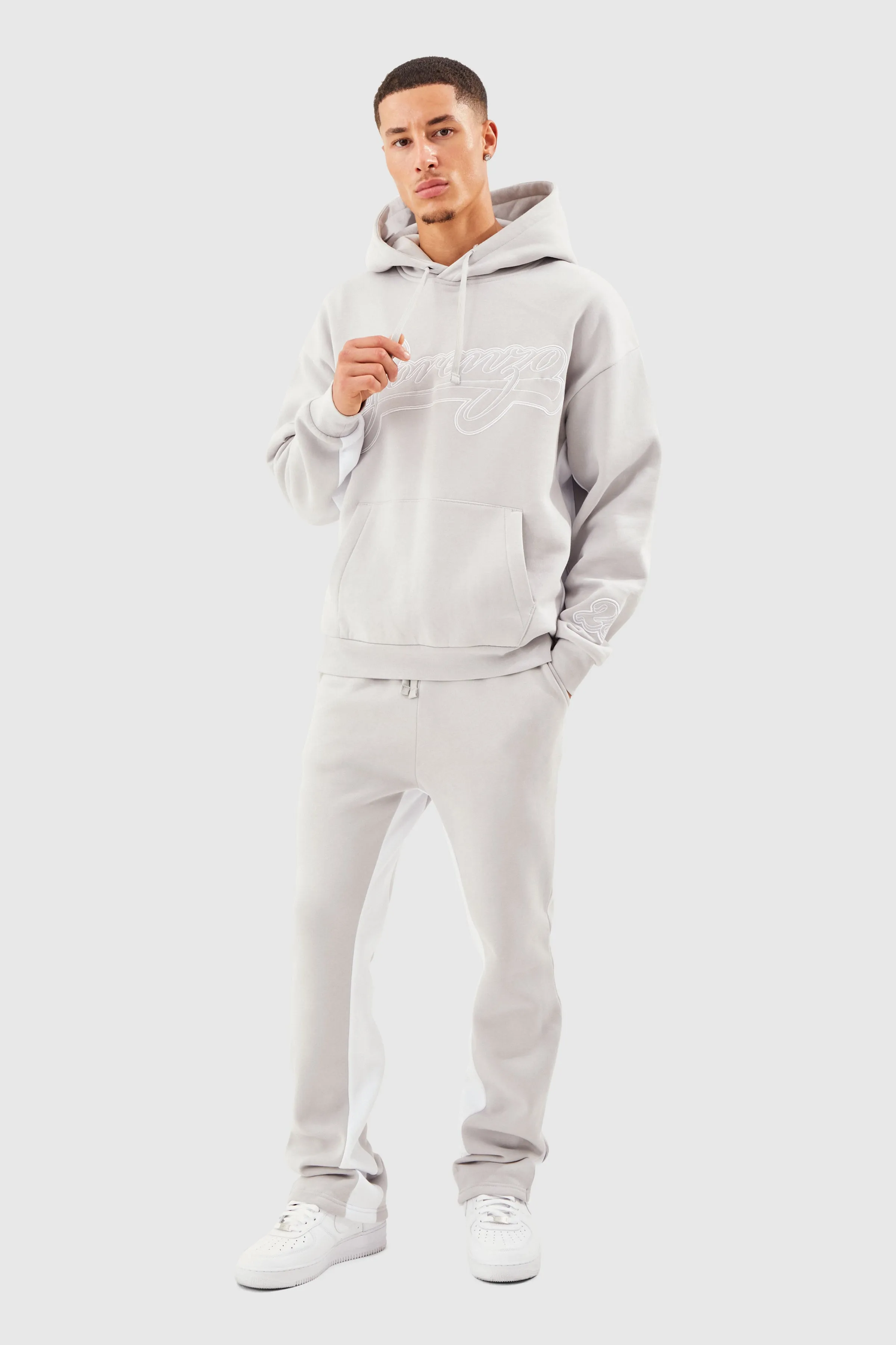 SWISH JOGGER - GREY/WHITE