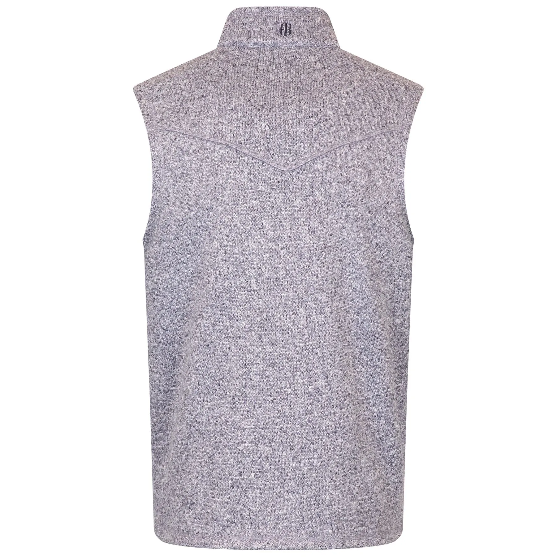 The Ashby Vest Heathered Navy - AW24