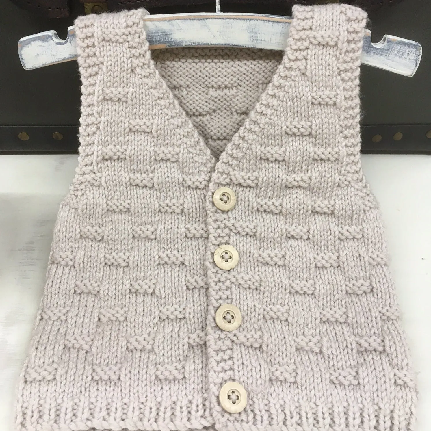 Theodore Vest Knitting Pattern - 8Ply (BC68)