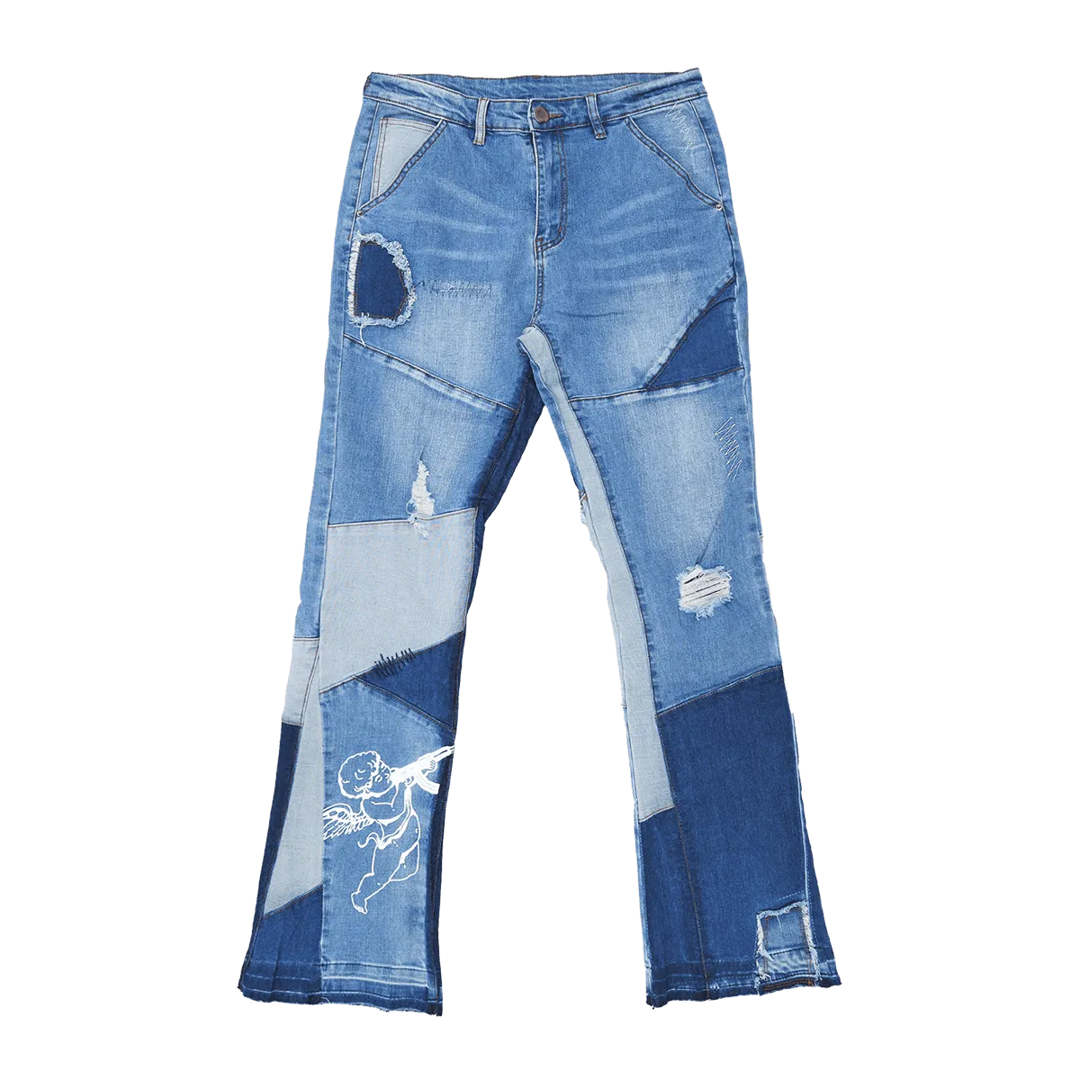 Thrash Stacked Denim Blue