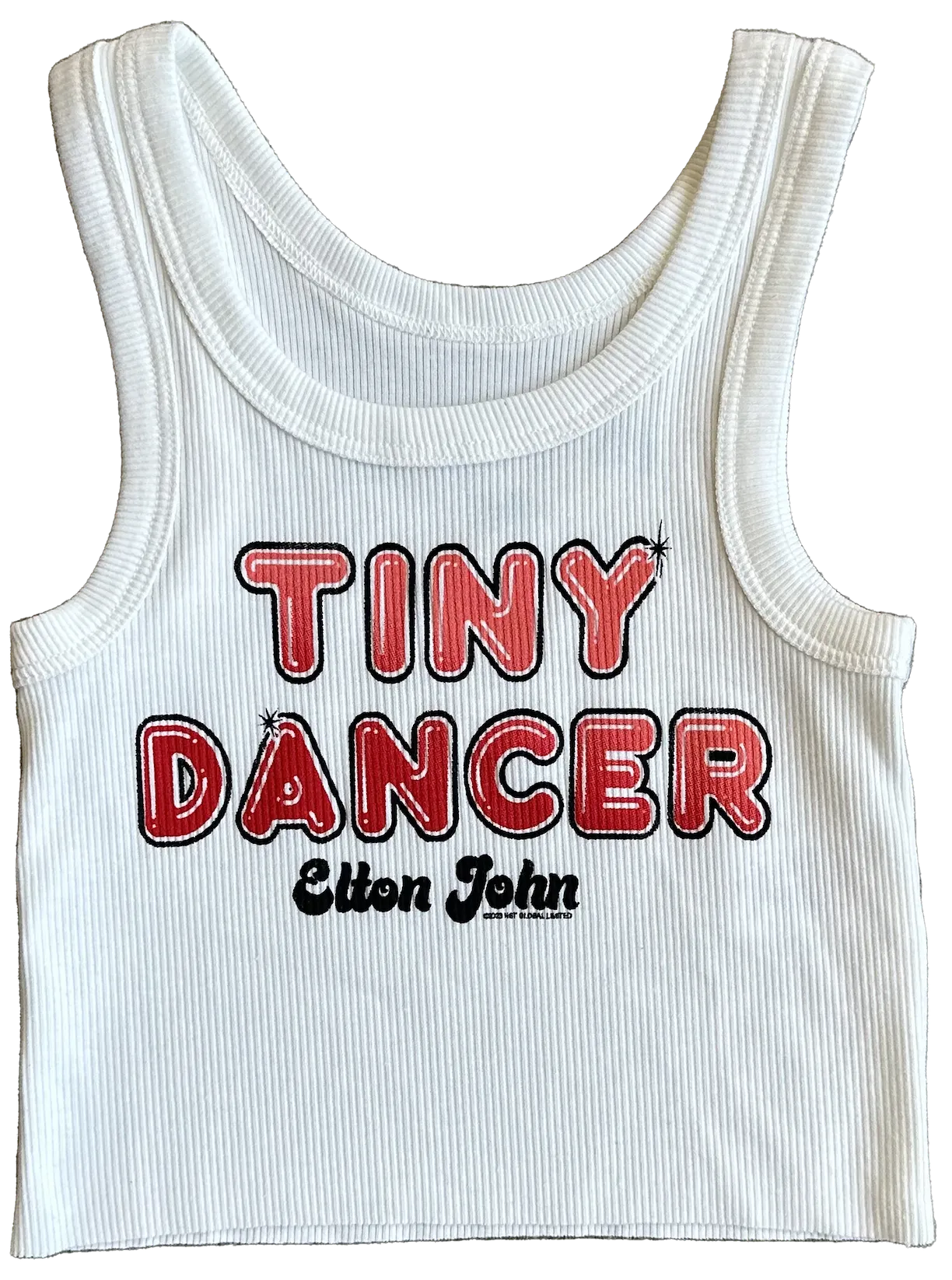 Tiny Dancer White Tank Top