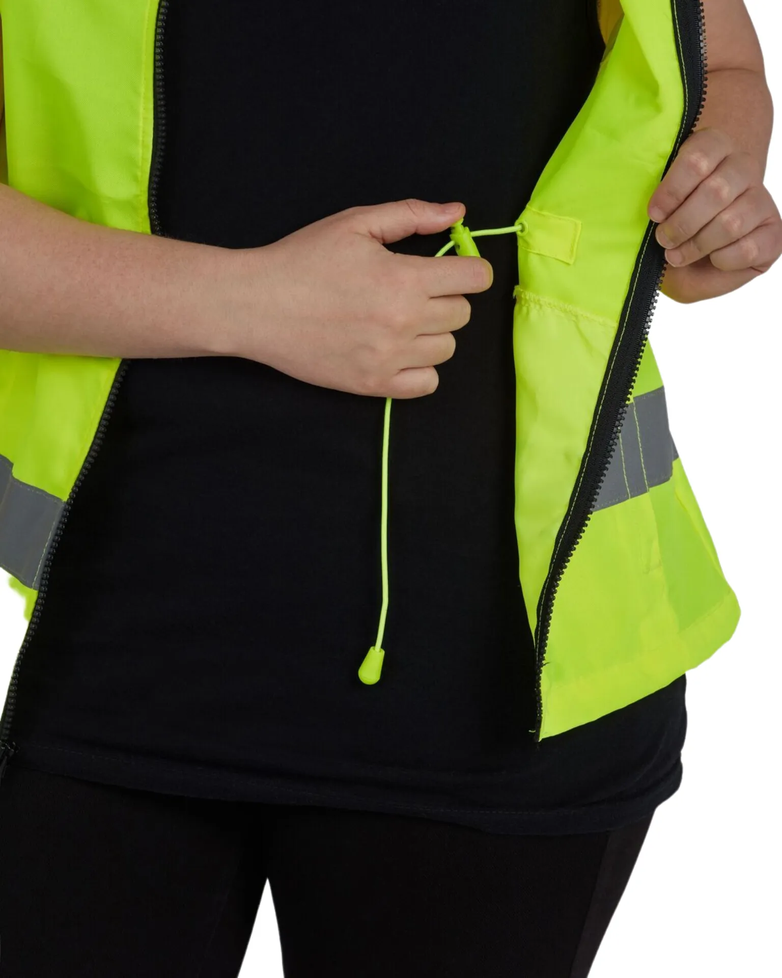 UHV662 HiVis Women's Nylon Vest with Pockets