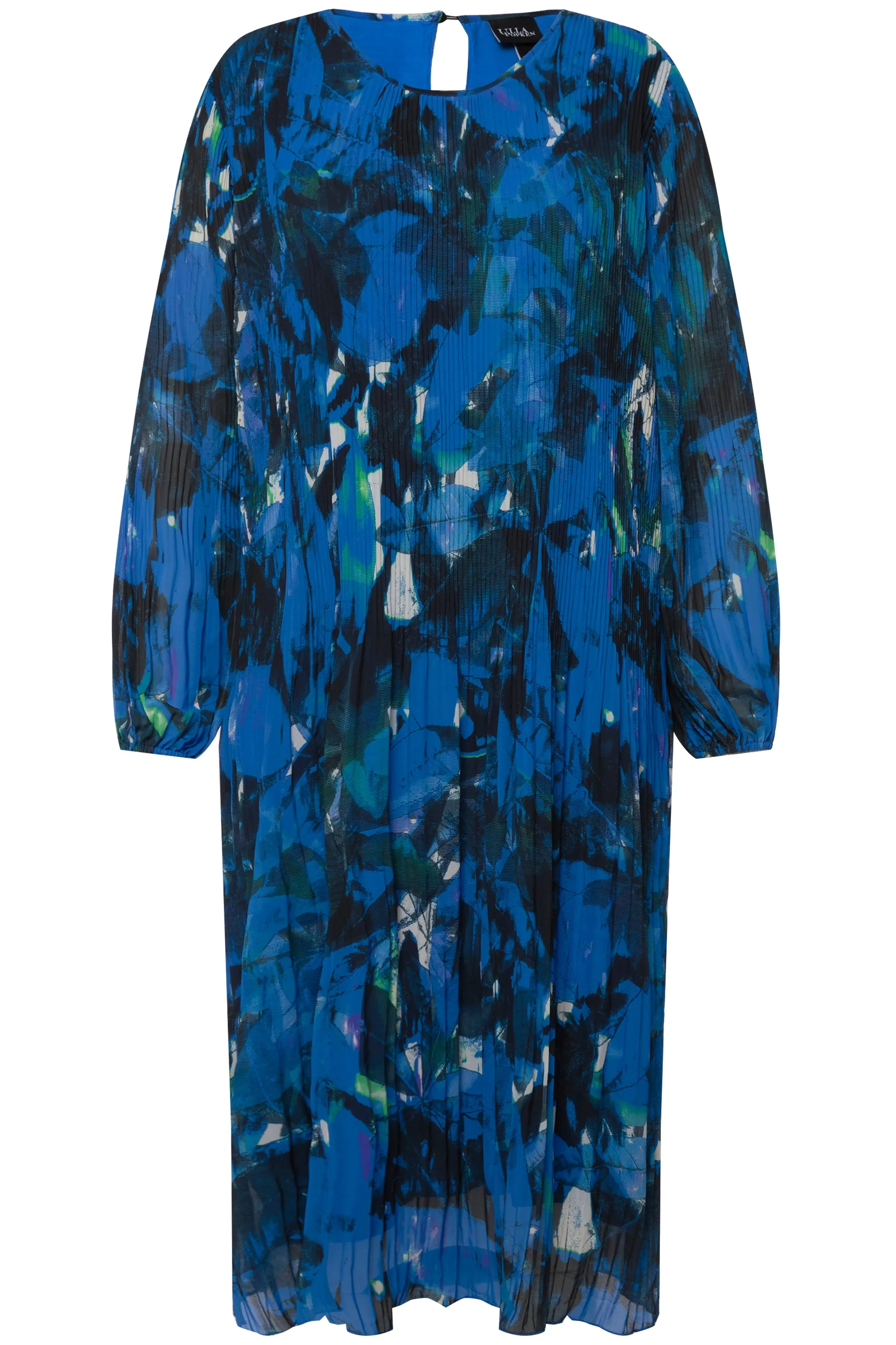 Ulla Popken Leaf Print Dress