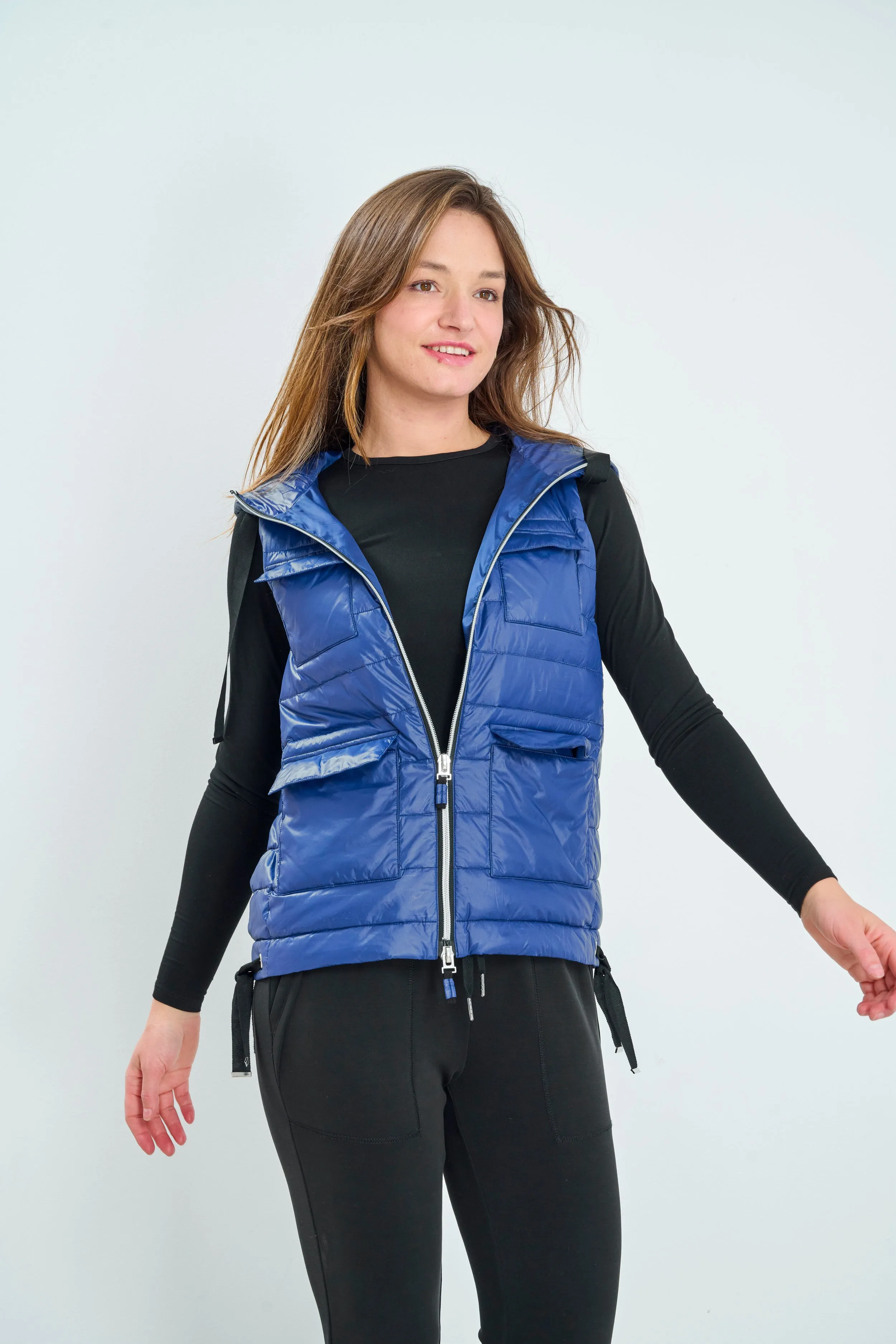 Utility Hooded Down Vest