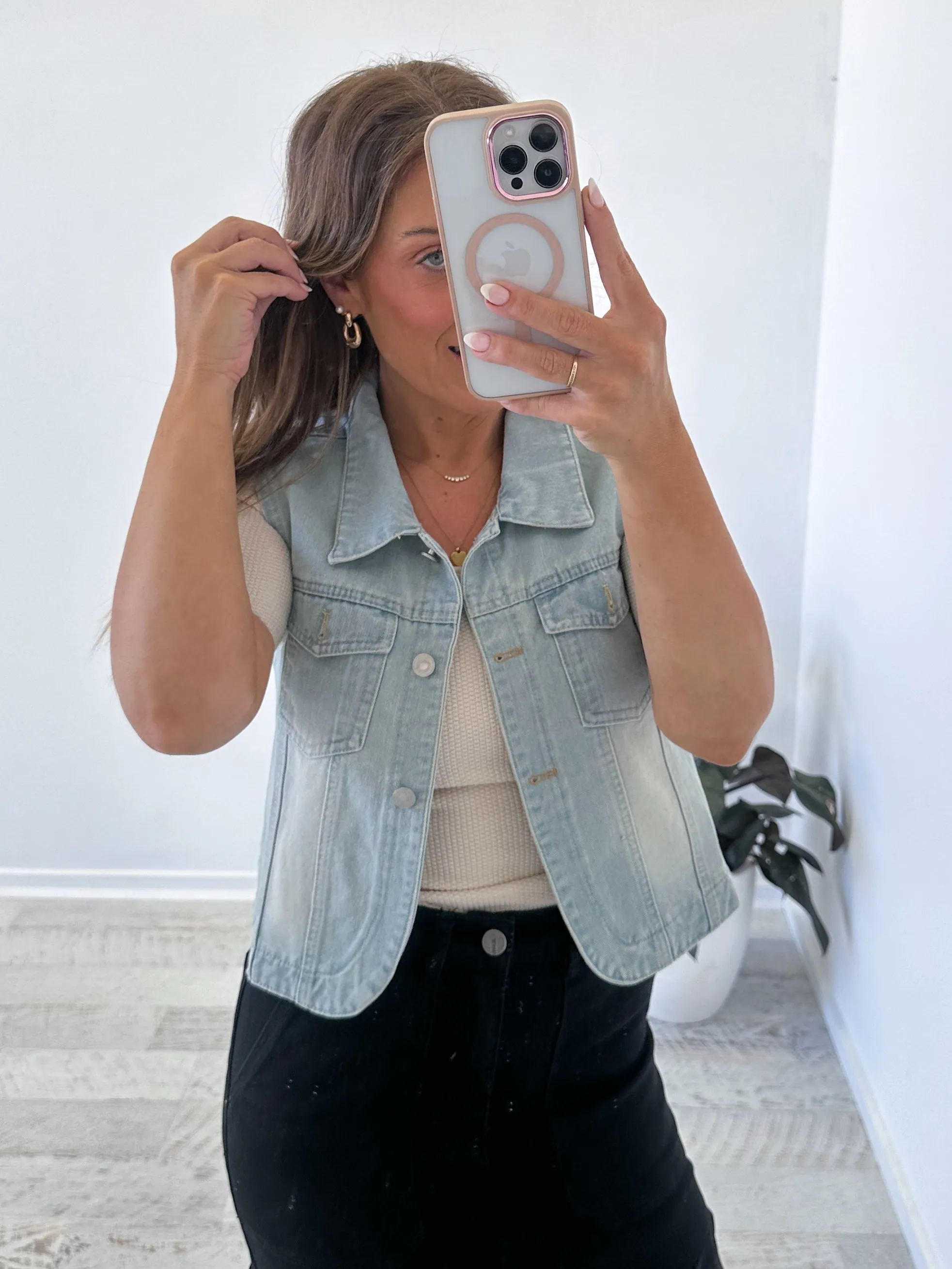 Valentina Denim Vest