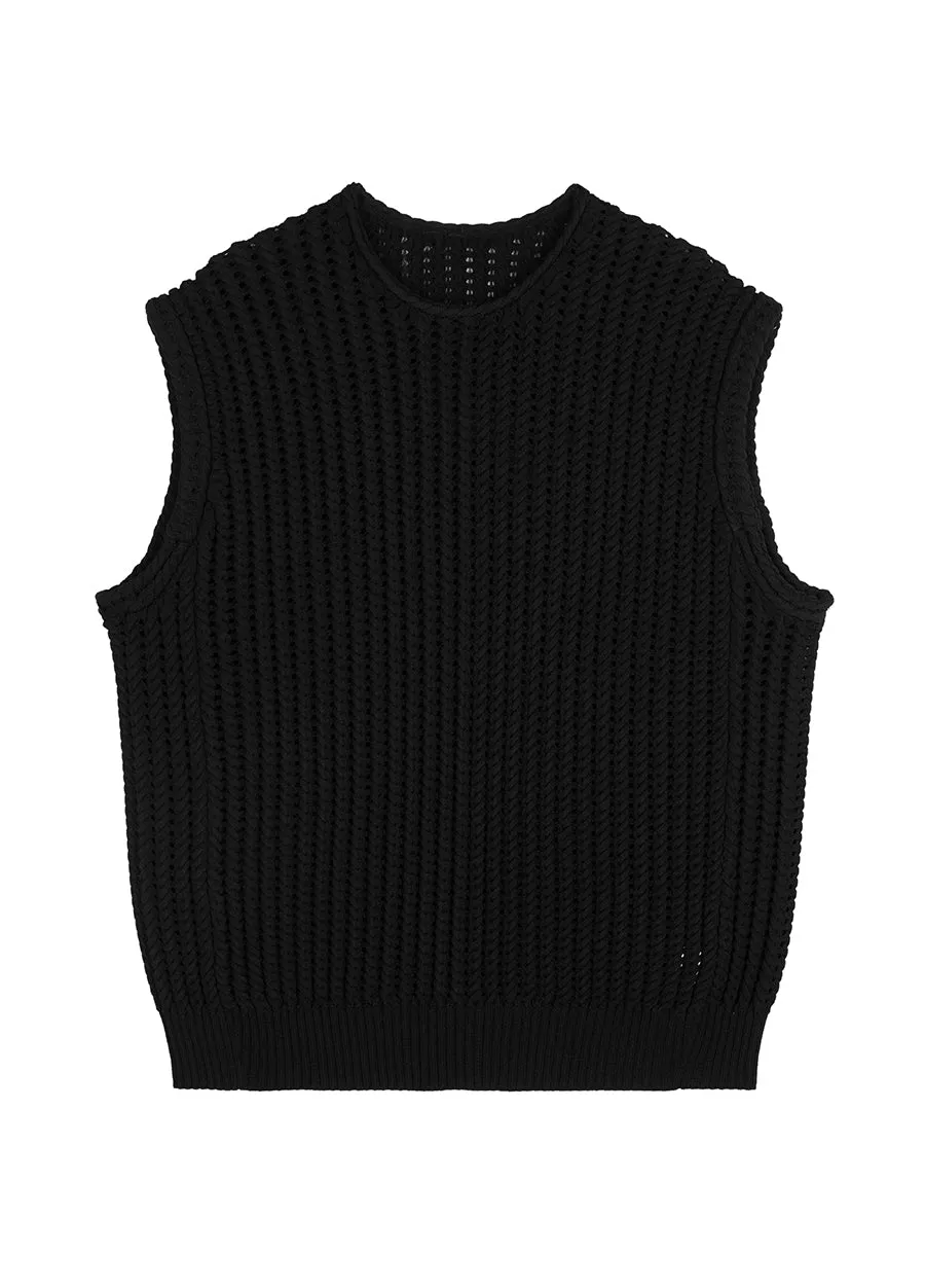 Vest / JNBY Knitted Crew-neck Vest