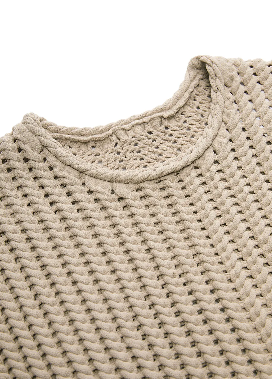 Vest / JNBY Knitted Crew-neck Vest