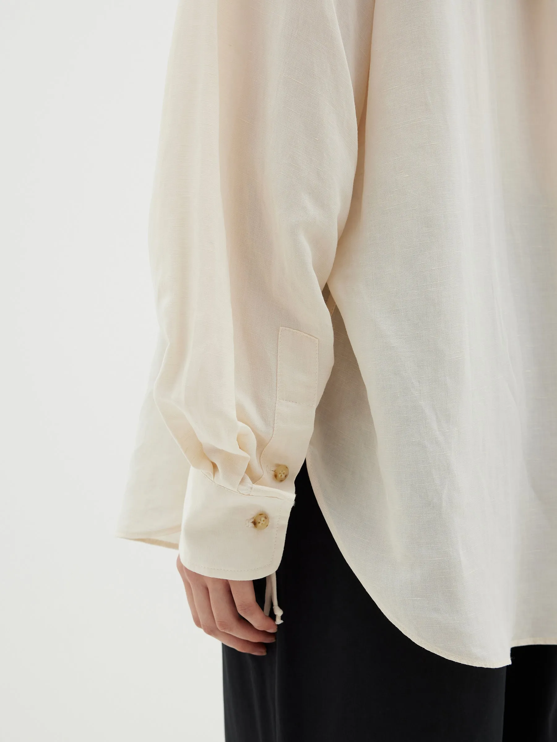 viscose linen weekend shirt