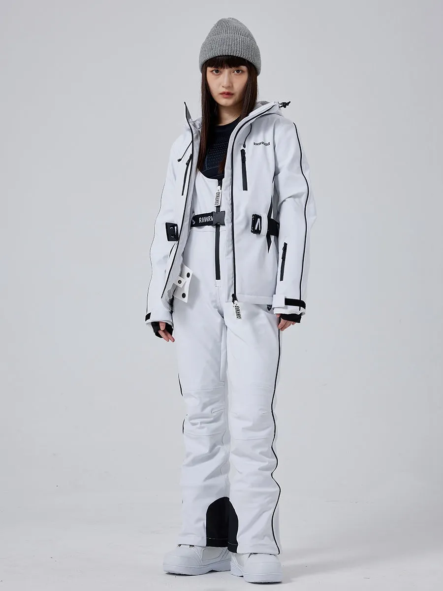 Women's Slim Belted Ski Suit