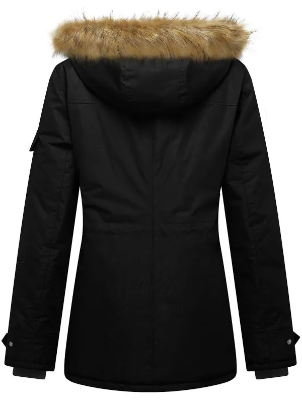 Women's Warm Winter Parka Coat With Hood